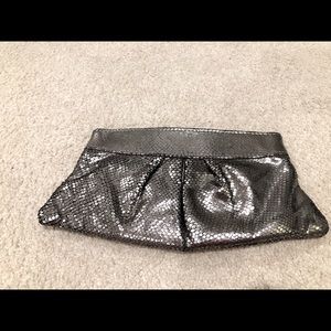 Laura Merkin Eve Clutch Silver